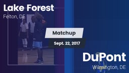 Matchup: Lake Forest vs. DuPont  2017