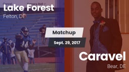 Matchup: Lake Forest vs. Caravel  2017