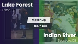 Matchup: Lake Forest vs. Indian River  2017