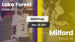Matchup: Lake Forest vs. Milford  2017