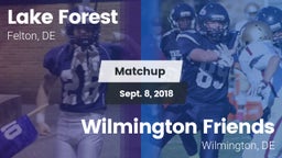 Matchup: Lake Forest vs. Wilmington Friends  2018