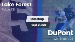 Matchup: Lake Forest vs. DuPont  2018