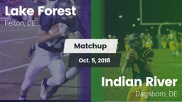 Matchup: Lake Forest vs. Indian River  2018