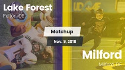 Matchup: Lake Forest vs. Milford  2018