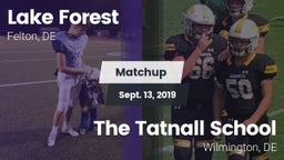 Matchup: Lake Forest vs. The Tatnall School 2019