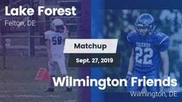 Matchup: Lake Forest vs. Wilmington Friends  2019