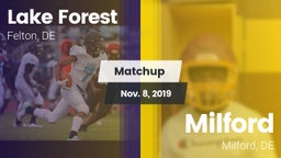 Matchup: Lake Forest vs. Milford  2019