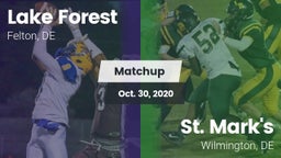 Matchup: Lake Forest vs. St. Mark's  2020