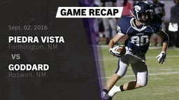 Recap: Piedra Vista  vs. Goddard  2016