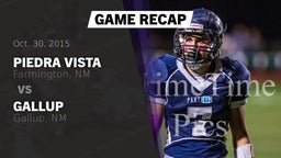 Recap: Piedra Vista  vs. Gallup  2015