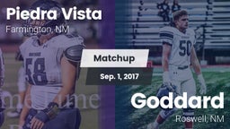 Matchup: Piedra Vista High vs. Goddard  2017
