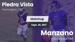 Matchup: Piedra Vista High vs. Manzano  2017