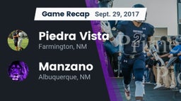 Recap: Piedra Vista  vs. Manzano  2017