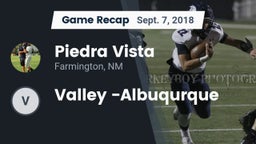 Recap: Piedra Vista  vs. Valley -Albuqurque 2018