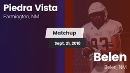 Matchup: Piedra Vista High vs. Belen  2018