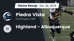 Recap: Piedra Vista  vs. Highland  - Albuquerque 2018