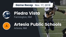 Recap: Piedra Vista  vs. Artesia Public Schools 2018