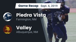 Recap: Piedra Vista  vs. Valley  2019
