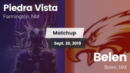 Matchup: Piedra Vista High vs. Belen  2019