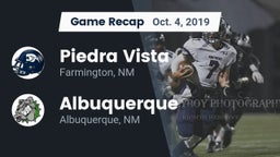 Recap: Piedra Vista  vs. Albuquerque  2019