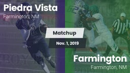 Matchup: Piedra Vista High vs. Farmington  2019