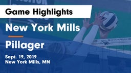 New York Mills  vs Pillager Game Highlights - Sept. 19, 2019