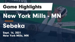 New York Mills  - MN vs Sebeka Game Highlights - Sept. 16, 2021