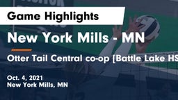 New York Mills  - MN vs Otter Tail Central co-op [Battle Lake HS] Game Highlights - Oct. 4, 2021