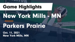 New York Mills  - MN vs Parkers Prairie Game Highlights - Oct. 11, 2021