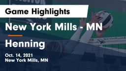 New York Mills  - MN vs Henning  Game Highlights - Oct. 14, 2021