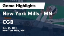 New York Mills  - MN vs CGB Game Highlights - Oct. 21, 2021