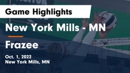 New York Mills  - MN vs Frazee  Game Highlights - Oct. 1, 2022