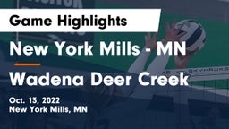 New York Mills  - MN vs Wadena Deer Creek  Game Highlights - Oct. 13, 2022
