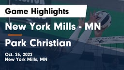 New York Mills  - MN vs Park Christian  Game Highlights - Oct. 26, 2022