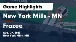 New York Mills  - MN vs Frazee  Game Highlights - Aug. 29, 2023