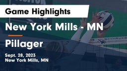 New York Mills  - MN vs Pillager  Game Highlights - Sept. 28, 2023