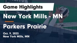 New York Mills  - MN vs Parkers Prairie  Game Highlights - Oct. 9, 2023