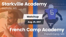 Matchup: Starkville Academy vs. French Camp Academy  2017