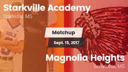 Matchup: Starkville Academy vs. Magnolia Heights  2017