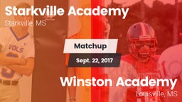 Matchup: Starkville Academy vs. Winston Academy  2017