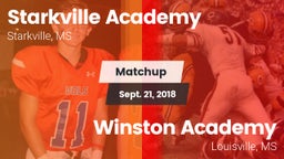 Matchup: Starkville Academy vs. Winston Academy  2018