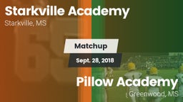 Matchup: Starkville Academy vs. Pillow Academy 2018