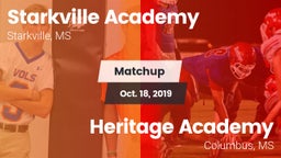 Matchup: Starkville Academy vs. Heritage Academy  2019