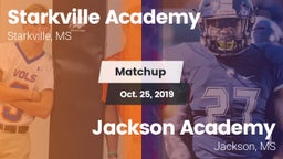 Matchup: Starkville Academy vs. Jackson Academy  2019