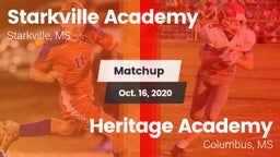 Matchup: Starkville Academy vs. Heritage Academy  2020