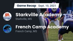 Recap: Starkville Academy  vs. French Camp Academy  2021