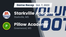 Recap: Starkville Academy  vs. Pillow Academy 2022