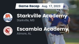 Recap: Starkville Academy  vs. Escambia Academy  2023