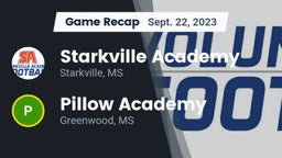 Recap: Starkville Academy  vs. Pillow Academy 2023
