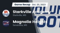 Recap: Starkville Academy  vs. Magnolia Heights  2023